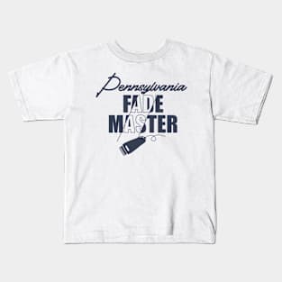 Pennsylvania Fade Master Barber Kids T-Shirt